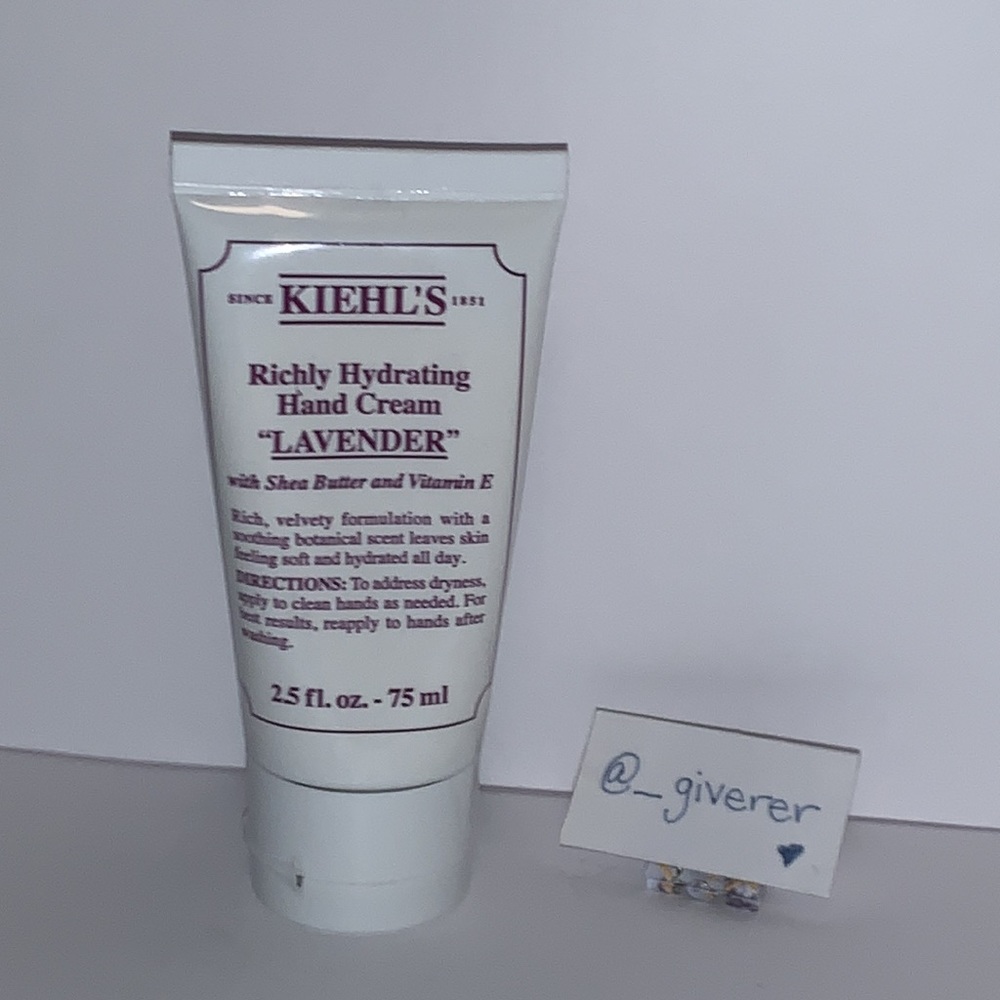 Kiehl’s Lavendar Richly Hydrating Hand Cream